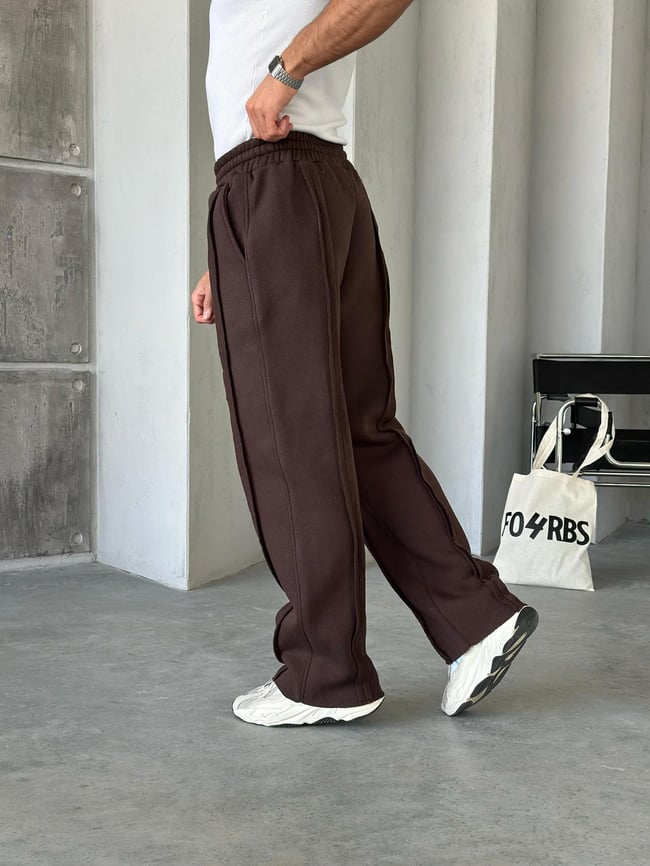EF821 DİKİŞLİ 3 İPLİK BAGGY EŞOFMAN