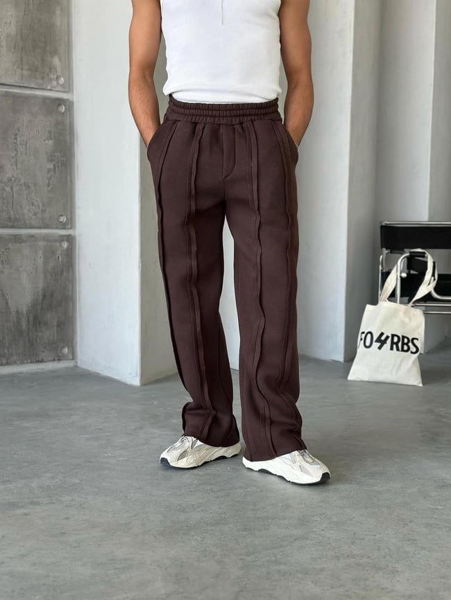 EF821 DİKİŞLİ 3 İPLİK BAGGY EŞOFMAN