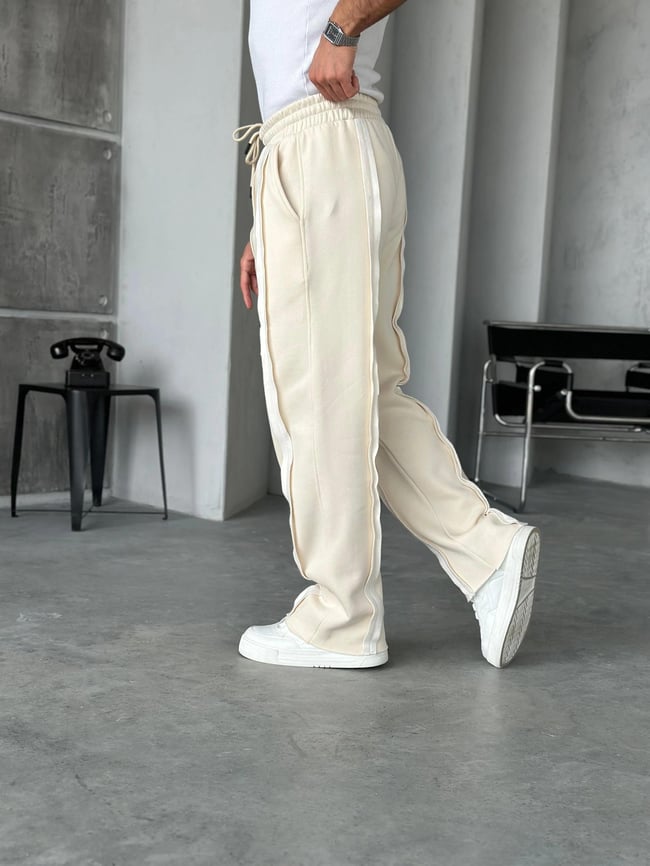 EF823 DİKİŞLİ 3 İPLİK BAGGY EŞOFMAN