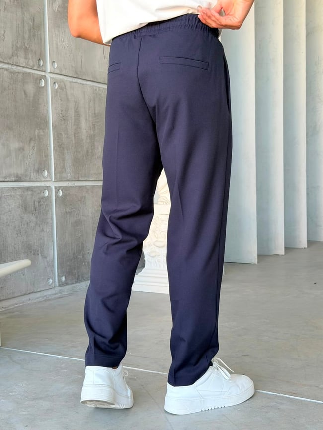 JOGGER KUMAŞ PANTOLON - M - LACİVERT