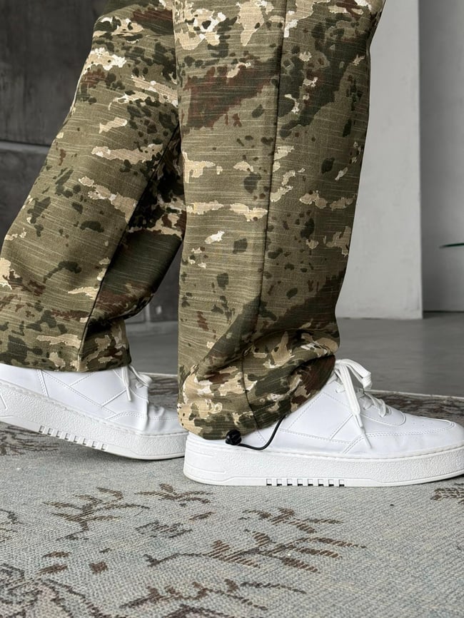 Kamuflaj Baggy Stoper Paça Jogger