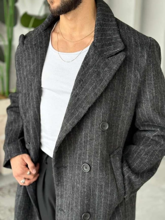 Kaşe Kaban - Siyah