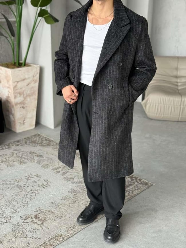 Kaşe Kaban - Siyah