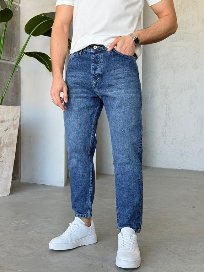 MAVİ BASIC BOYFRIEND KOT PANTOLON