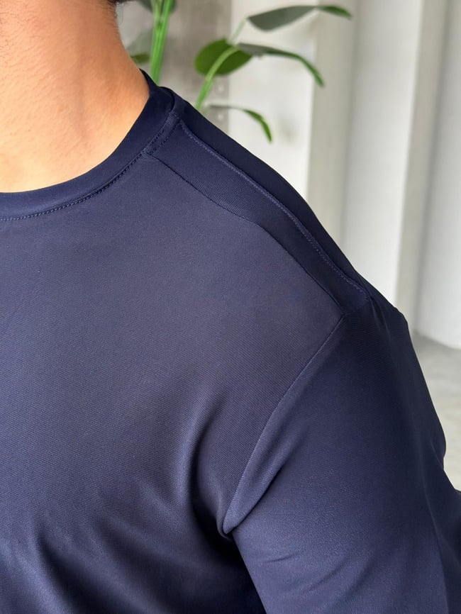 Modal Kumaş Basic T-Shirt M - Lacivert