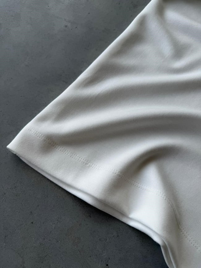 Modal kumaş basıc tshırt beyaz-Ant