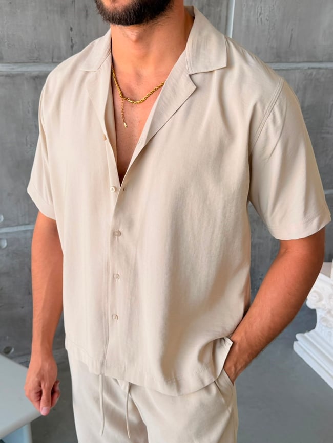 MODAL KUMAŞ TAKIM - M - BEJ
