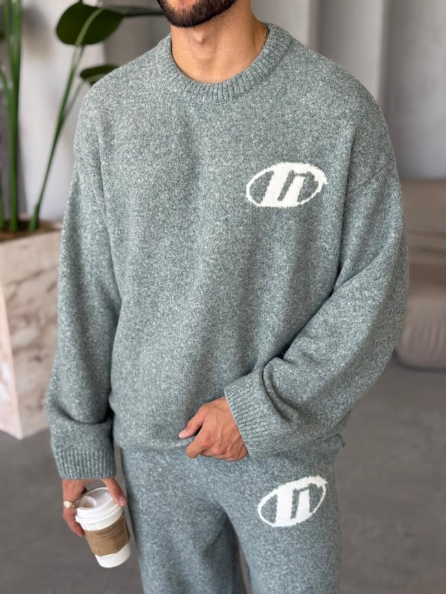 Oversize Triko Takım Mint