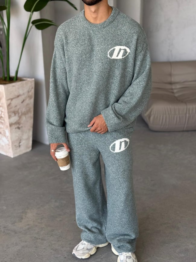 Oversize Triko Takım Mint