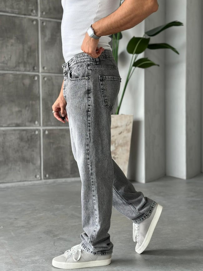 P2507 Füme Baggy Pantolon