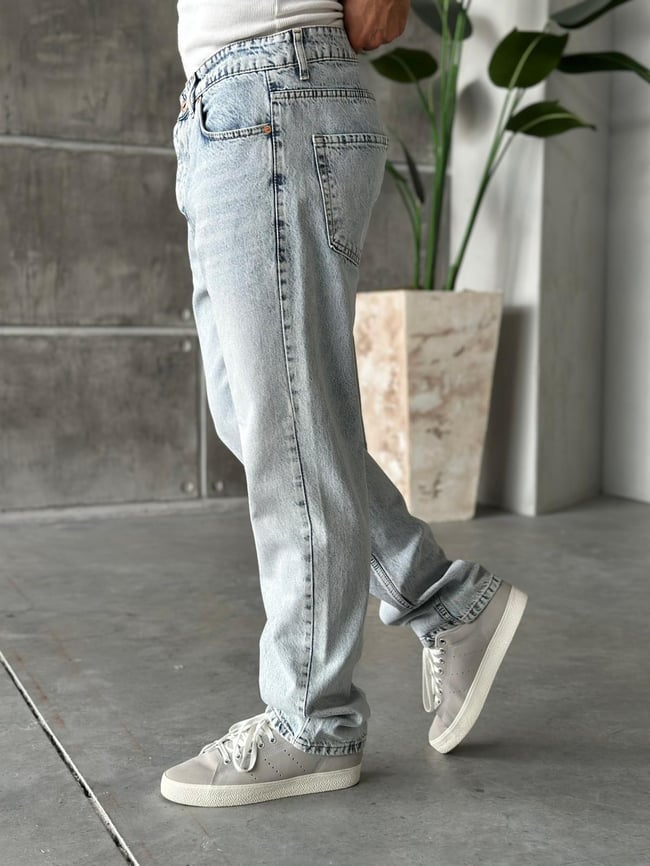 P2804 Kar Yıkama Baggy Pantolon