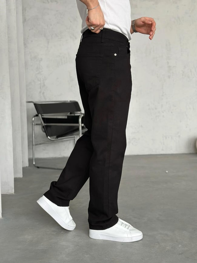 P500 Siyah Baggy Pantolon