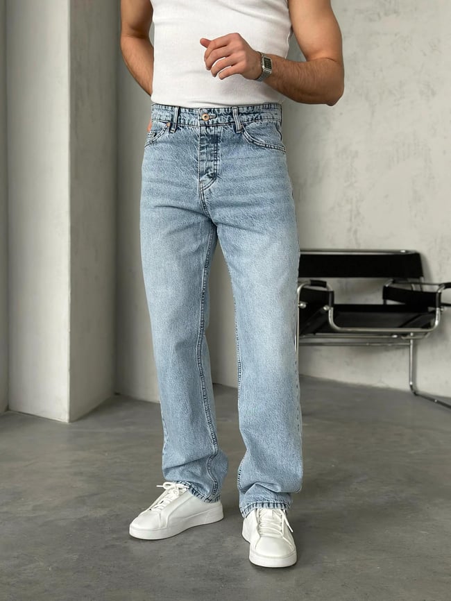 P505 Kar Yıkamalı Baggy Pantolon W