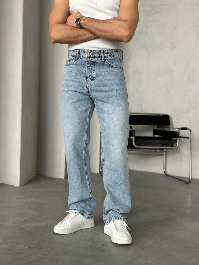 P505 Kar Yıkamalı Baggy Pantolon W
