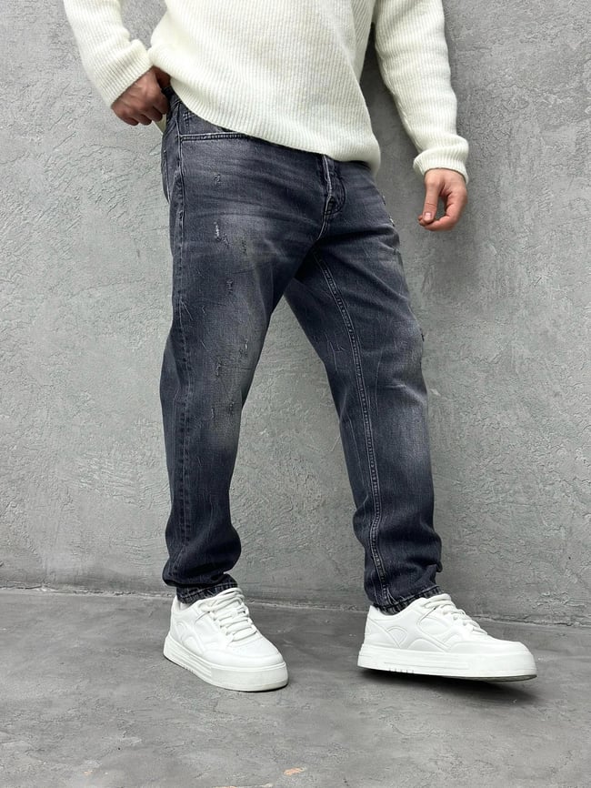 P520 YIKAMALI FÜME EFEKTLİ BOYFRIEND PANTOLON