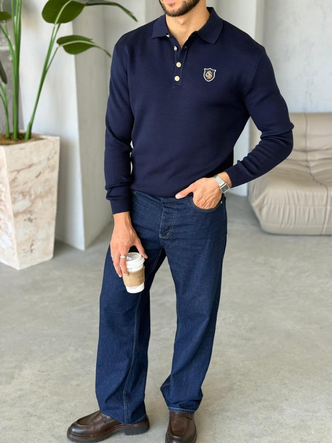 Regular Fit Old Money Polo Yaka Triko LACİ