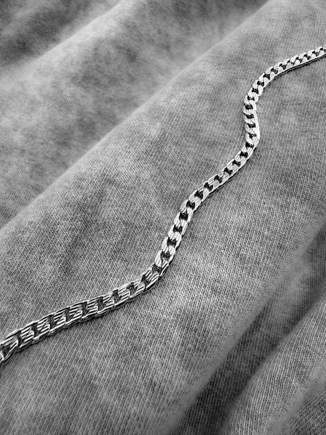 Silver Cuban Zincir Bileklik