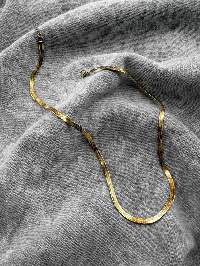 Snake Zincir - Gold