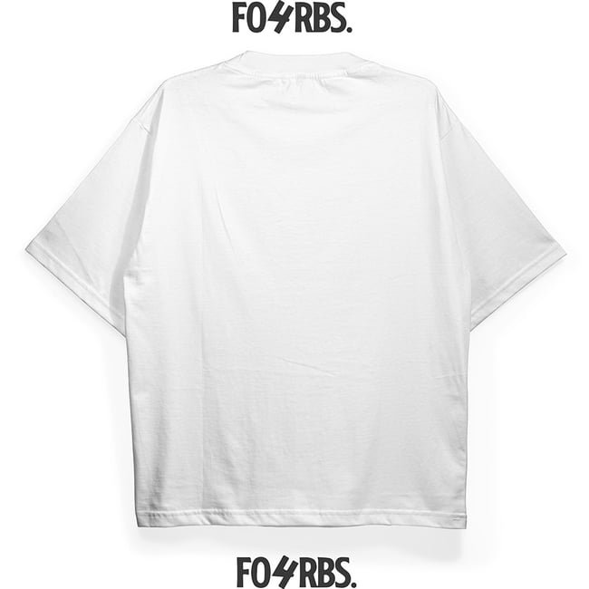 T1453 Wolf Baskılı Oversize Tshirt