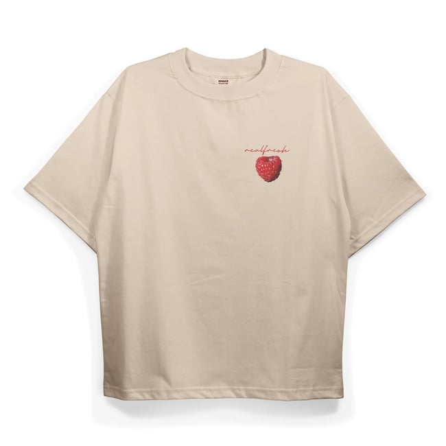 T2012 Real Fresh Baskılı Oversize Tshirt