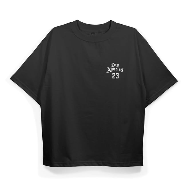 T2028 LA23 Baskılı Oversize Tshirt