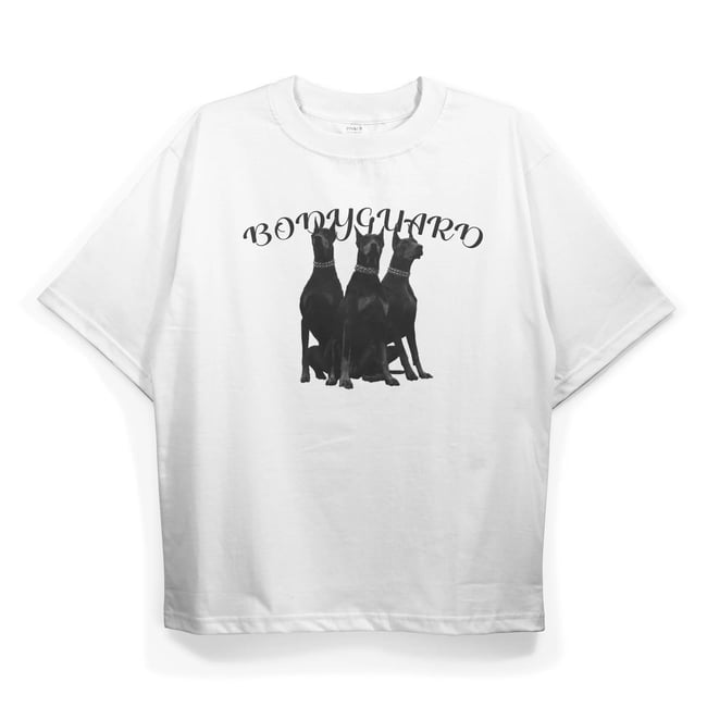 T2033 Bodyguard Baskılı Oversize Tshirt