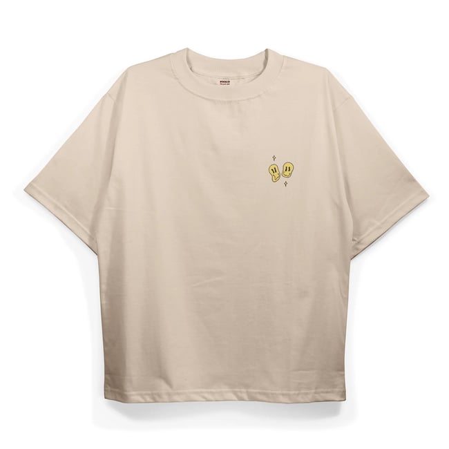 T2037 Take No Shit Baskılı Oversize Tshirt