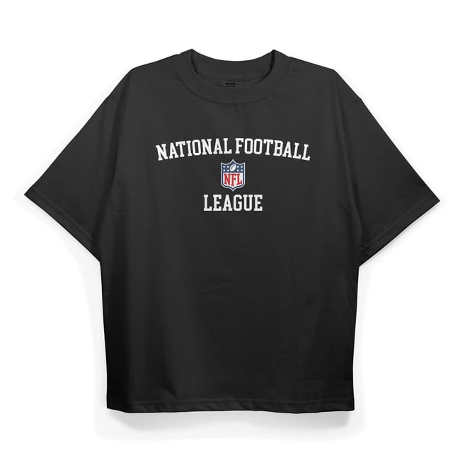 T2042 NFL Baskılı Oversize Tshirt