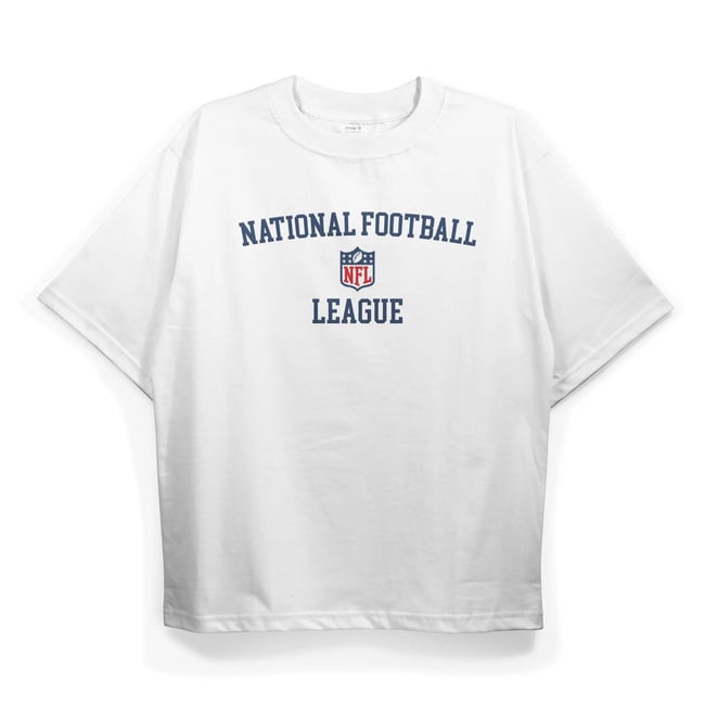 T2042 NFL Baskılı Oversize Tshirt