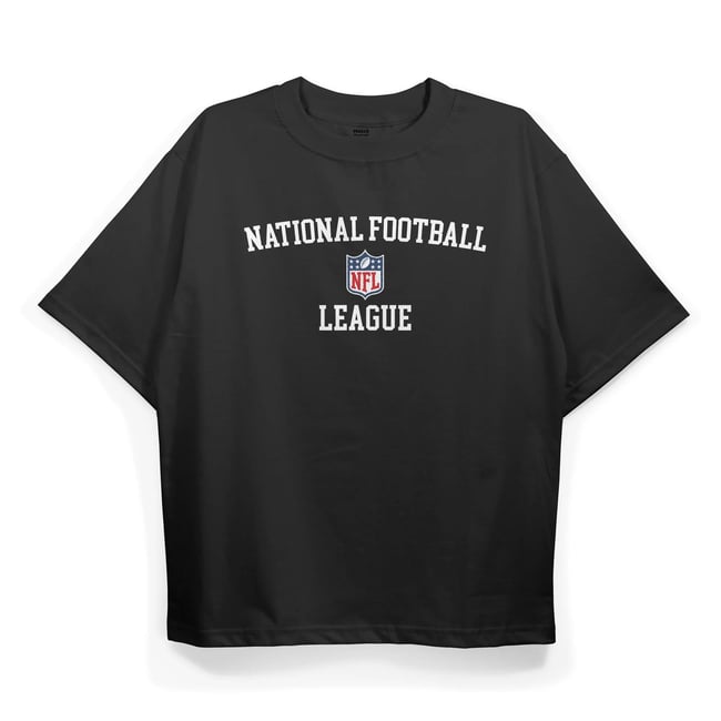 T2042 NFL Baskılı Oversize Tshirt