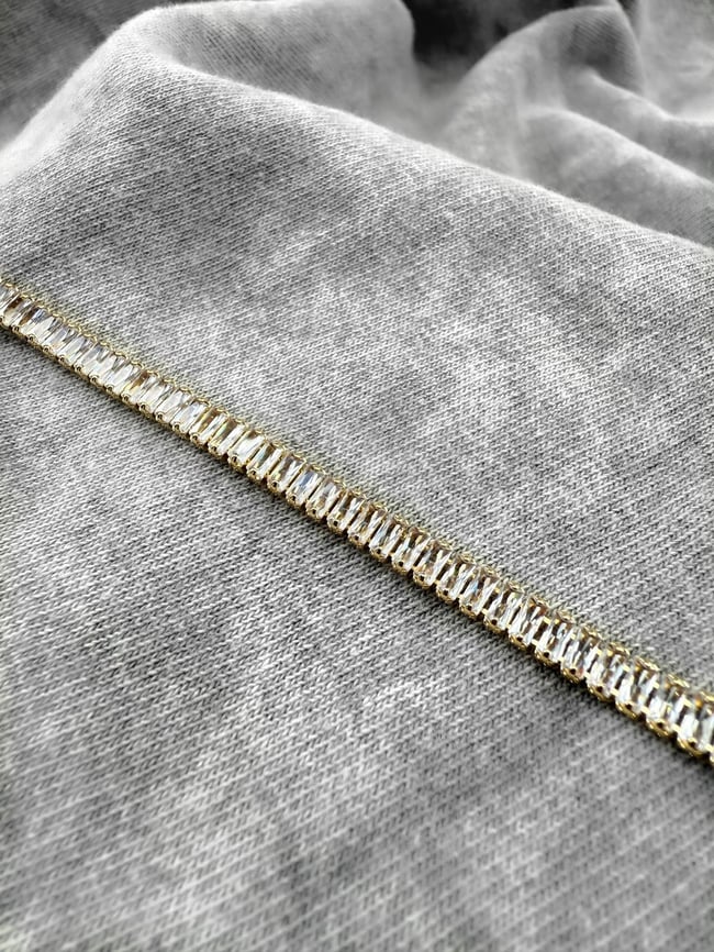 Taşlı Gold Su Yolu Bileklik