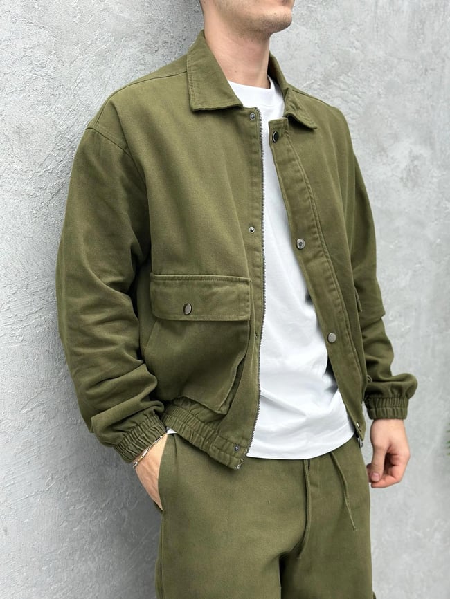 TK107 OVERSİZE GABARDİN KUMAŞ TAKIM