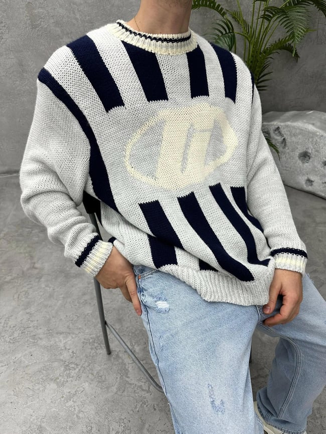 TR1041 OVERSIZE ÖRME TRİKO KAZAK