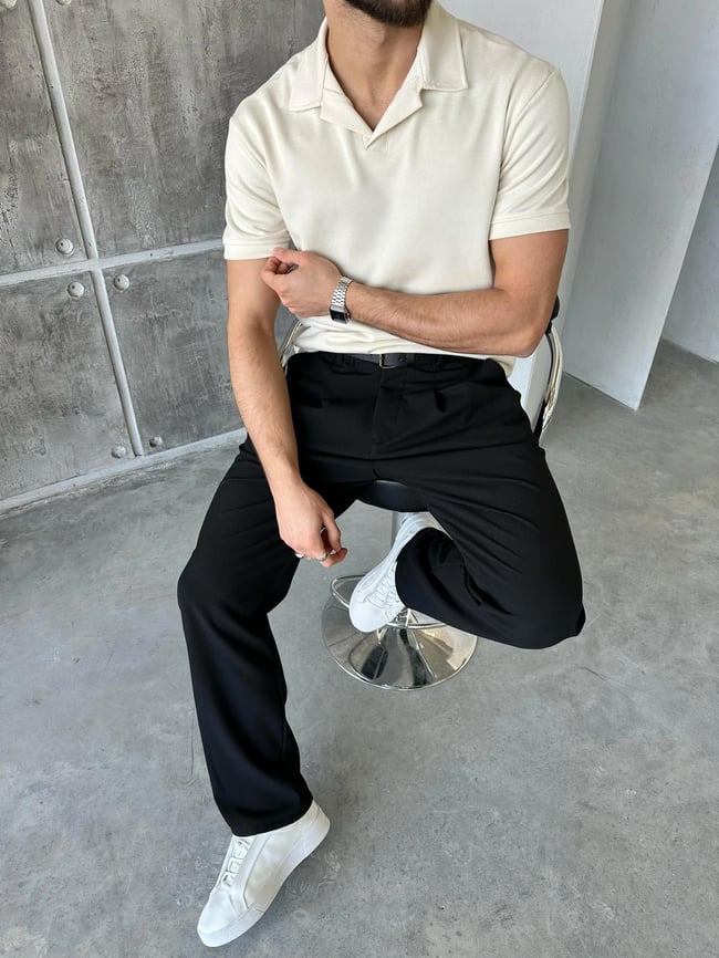 TR2000 Polo yaka triko KREM K