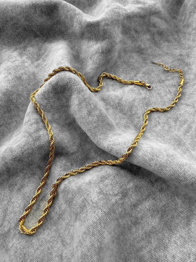 Twist Çelik Kolye - GOLD