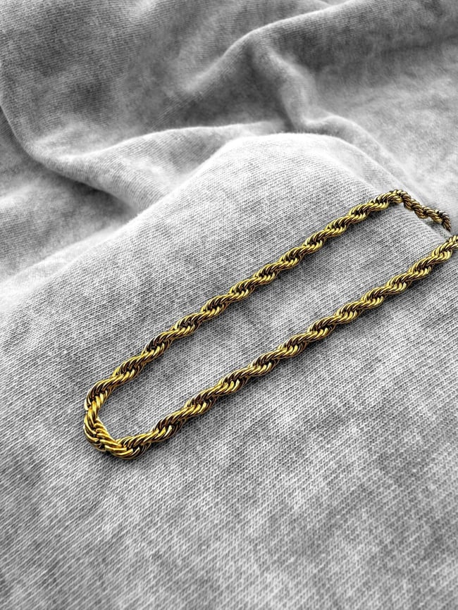 Twist Çelik Kolye - GOLD