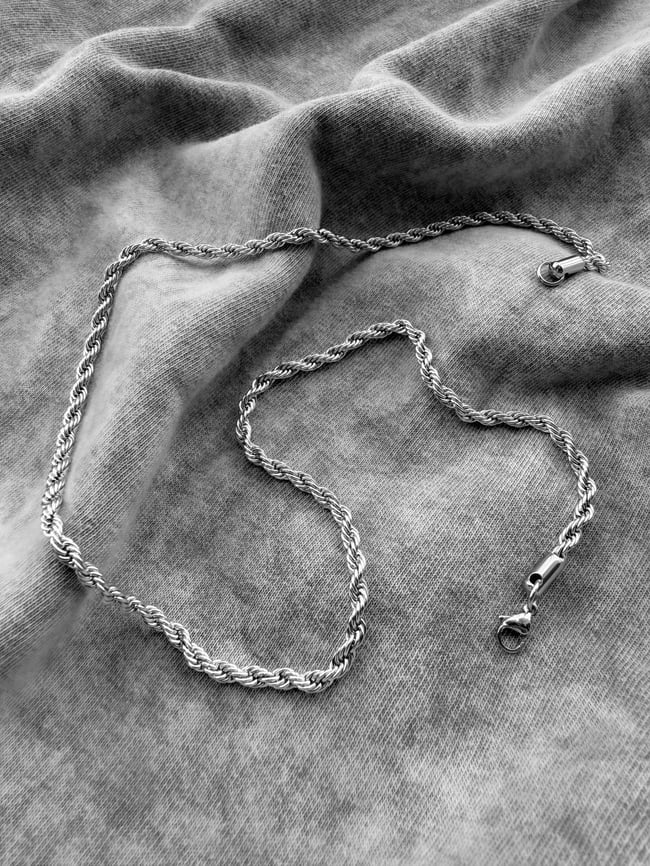Twist Çelik Kolye - SILVER