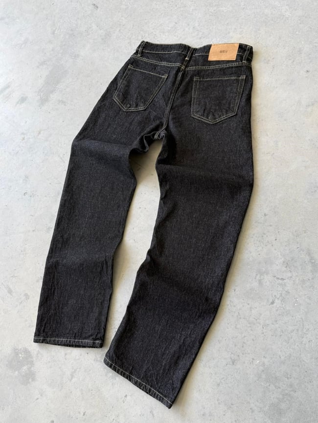 YIKAMALI ANTRASİT GRİ BAGGY PANTOLON