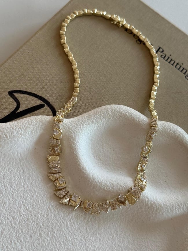 Golden Shapes Altın Kaplama Kadın Kolye