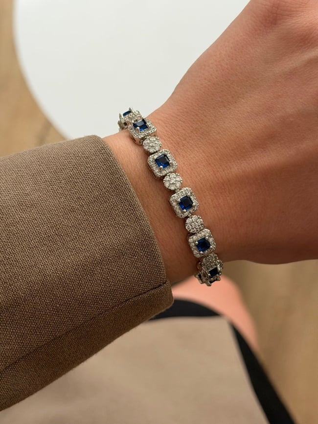 Sapphire Glow Kadın Bileklik 