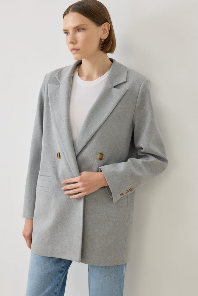 DAPHNE DOKULU BLAZER CEKET