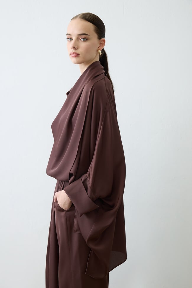 ELENA SATEN PANTOLONLU TAKIM