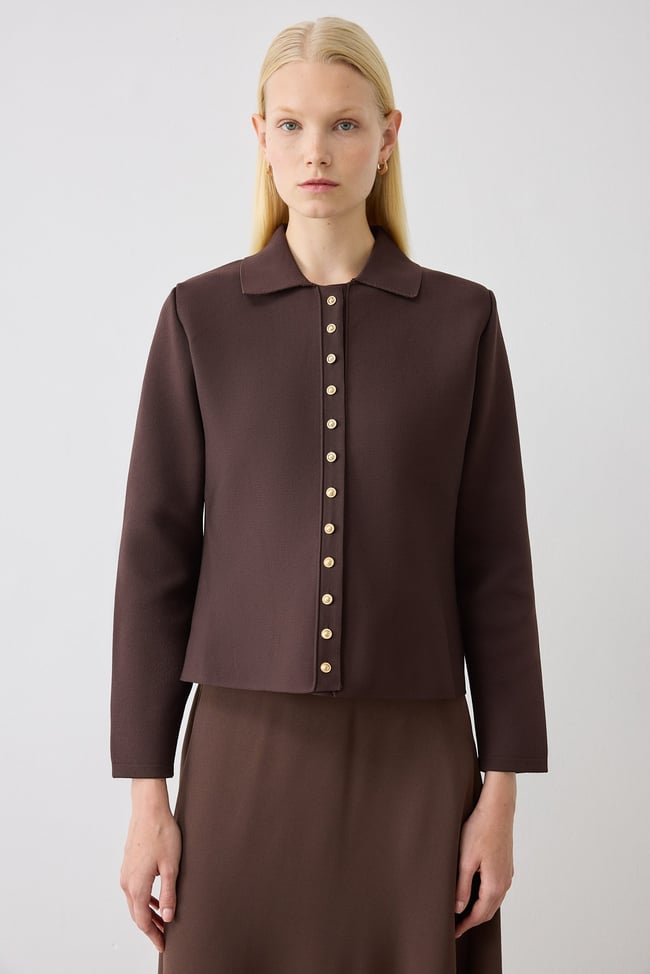 VALER PEPLUM ÇELİK ÖRME TRİKO HIRKA