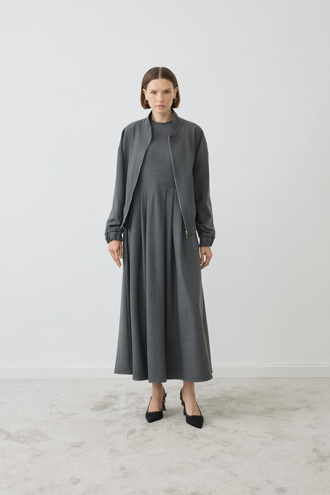 VALLE BOMBER CEKET ELBİSE TAKIM