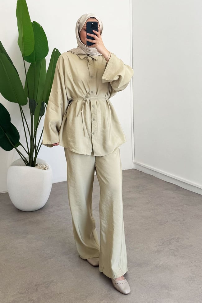 Basıc Modal Takım - Olive