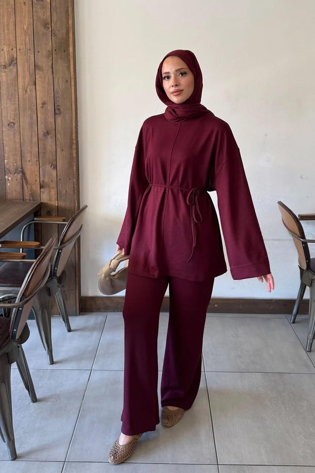 BASIC OYŞO TAKIM 9-52802 - BORDO