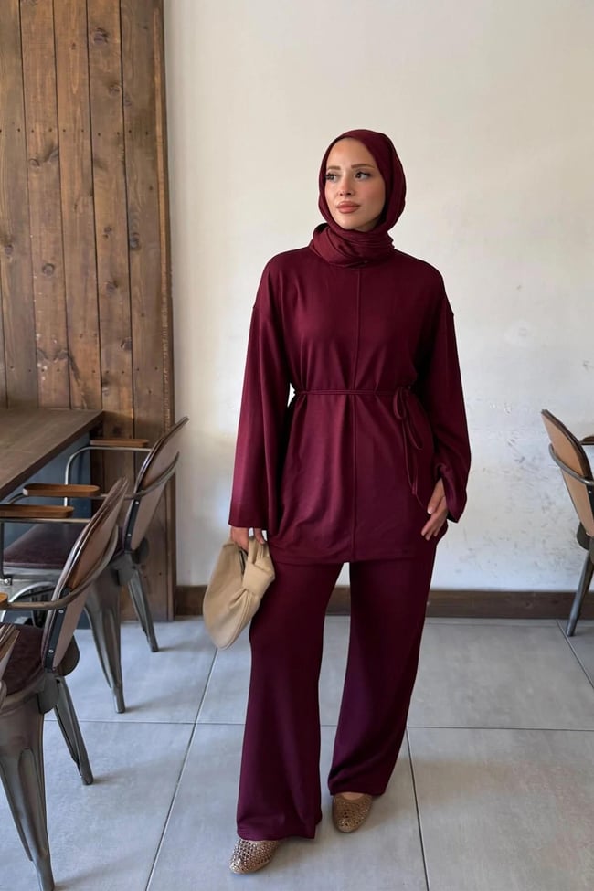 BASIC OYŞO TAKIM 9-52802 - BORDO