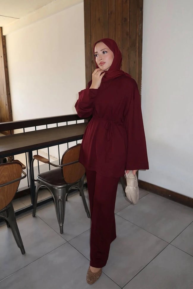 BASIC OYŞO TAKIM 9-52802 - BORDO