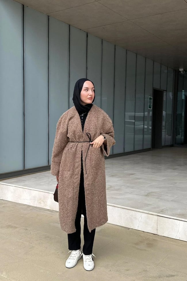 KEMERLİ KAŞE KABAN 9-52615 - VİZON