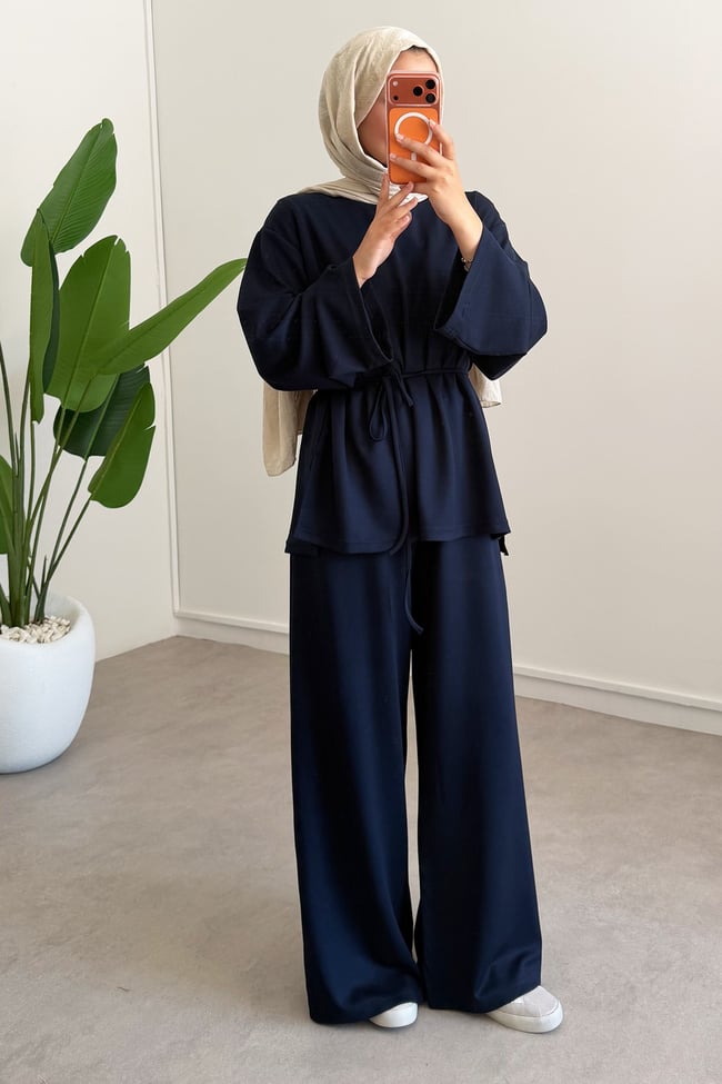 Oversize Oyşo Takım - Lacivert